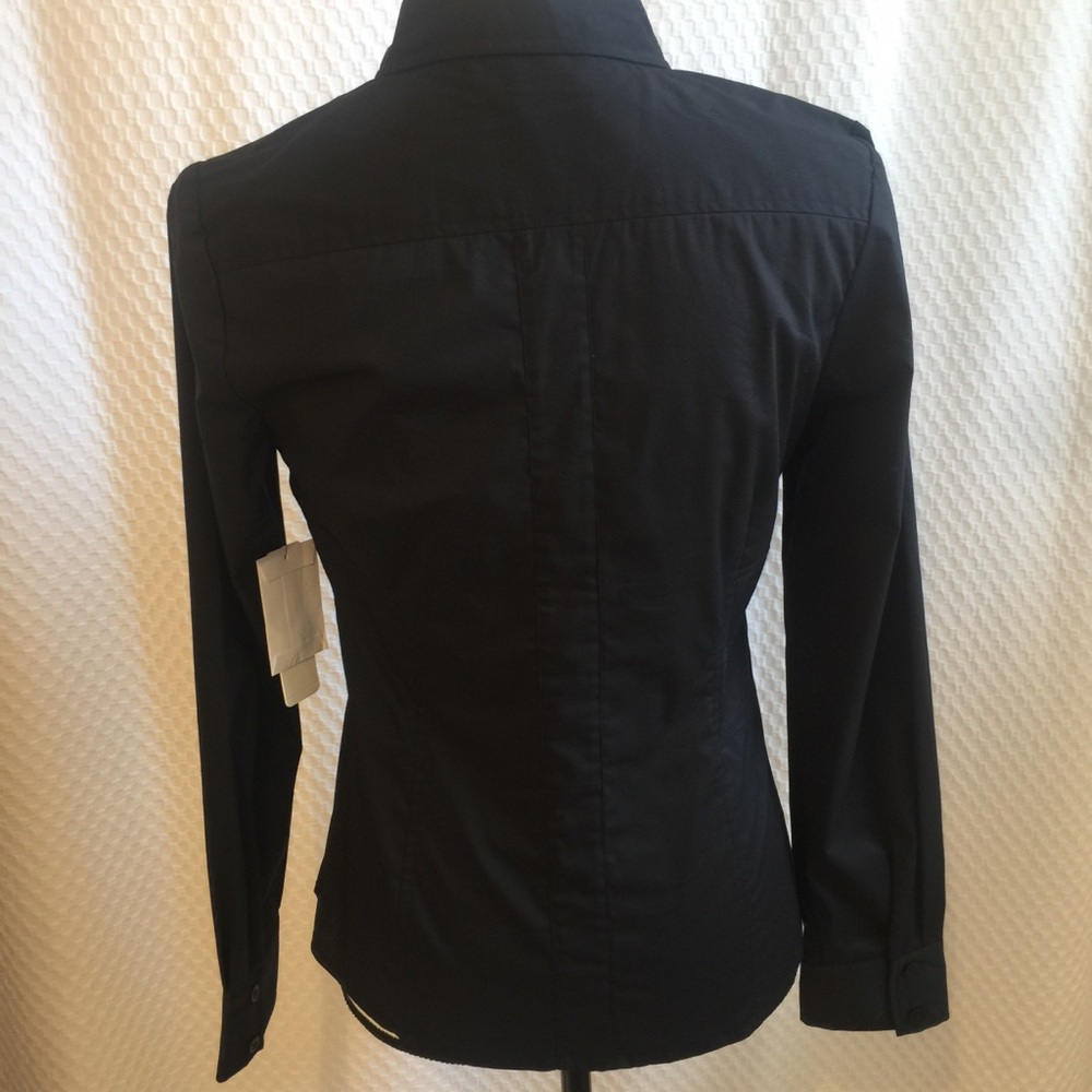 Laundry By Shelli Segal Black Button Down Shirt - Picture 11 of 16